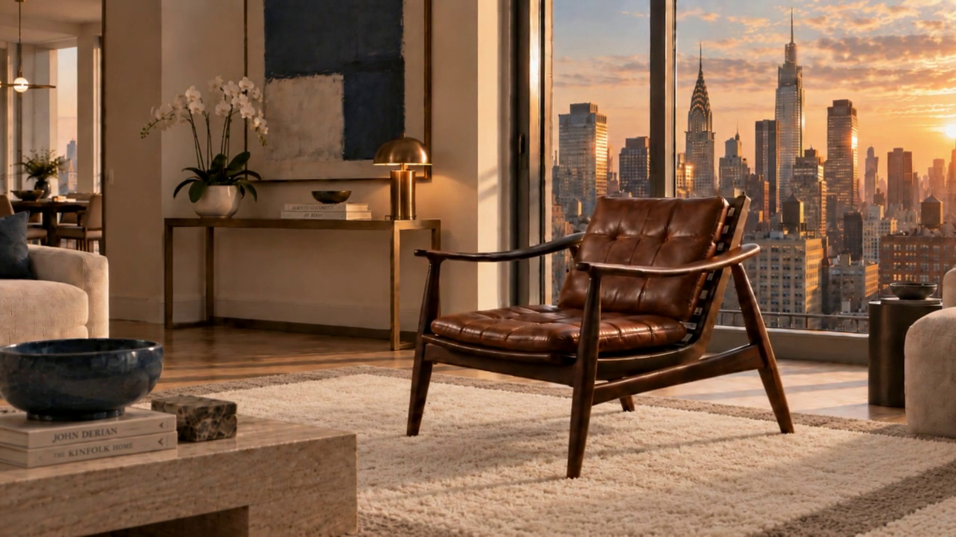 Akira armchair in the New York apartment